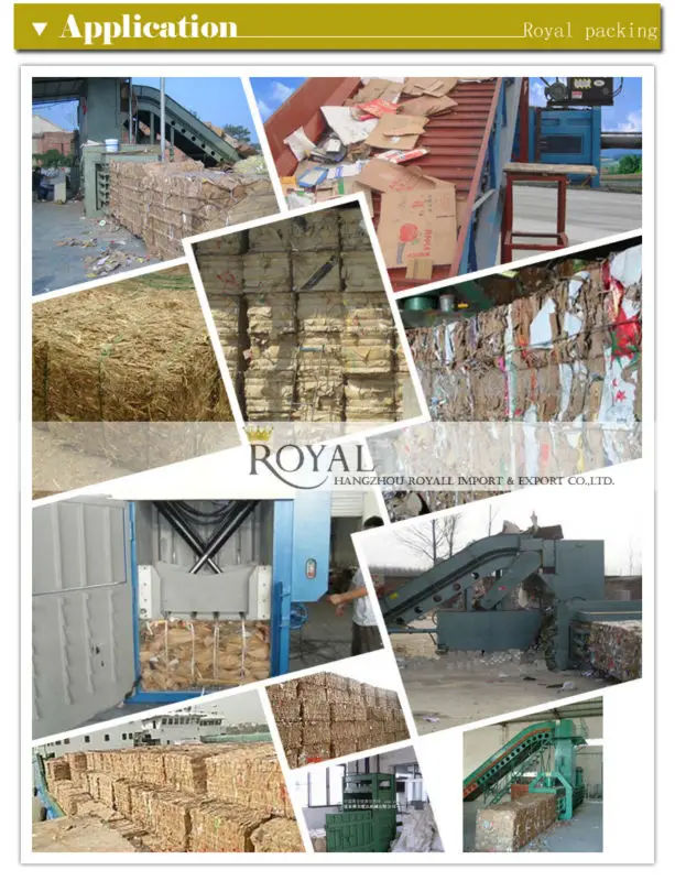 DH20T-1 Hydraulic Vertical Waste Paper Baler Pressing and Strapping Machine