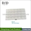 D&D customized design crystal beading transparent thread storage case