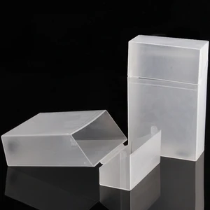 Image of Yanzhen20 sets of transparent plastic clamshell cigarette case, whole package, hard shell wholesale