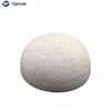 grey marble half sphere