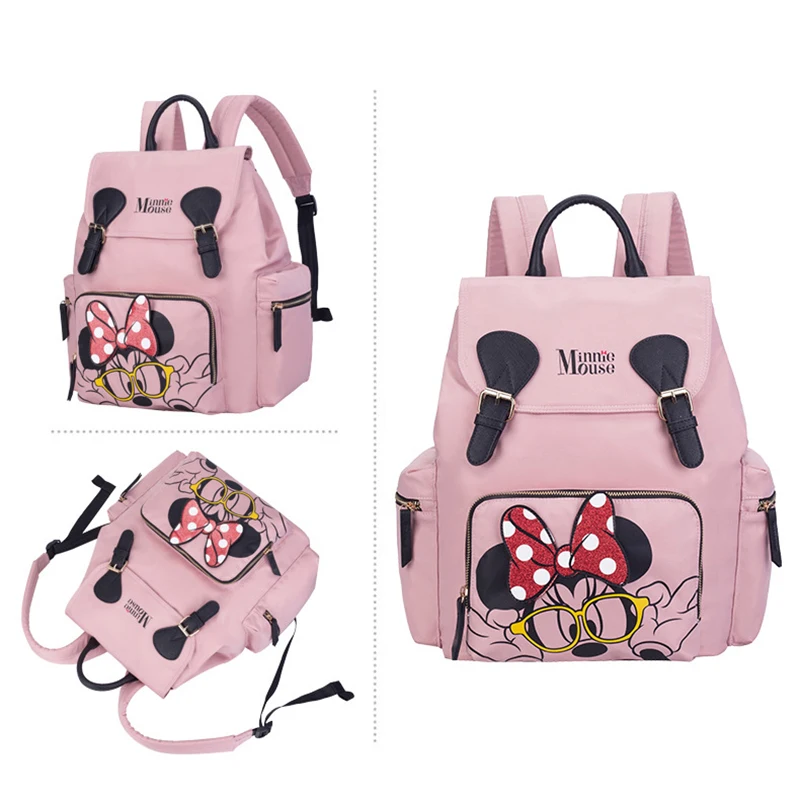 

Disney Polyester Large Multifunction Diaper Shoulder Women's Handbag Backpack Mommy Bag, Colorful