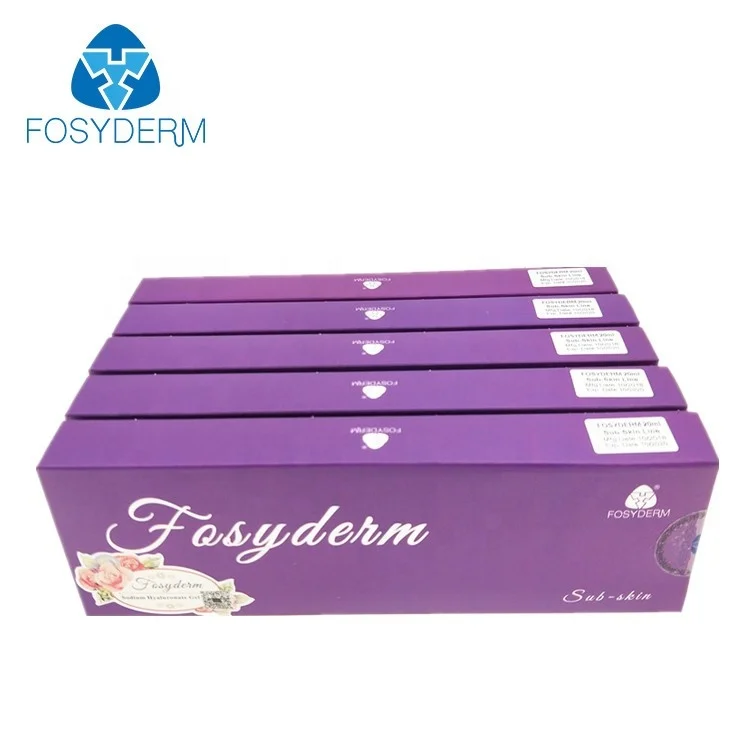 

Fosyderm 10ml 20ml Hyaluronic Acid Injectable Dermal Filler on Skin Care, Transparent