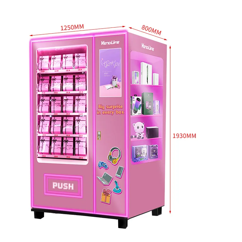Pink Touchscreen Vending Machine Buy Pink Vending Machine,Gift Box