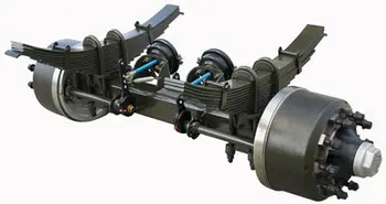 14 Ton Mechanical Leaf Spring Suspension Axle - Buy Semi ... pick up suspension diagram 