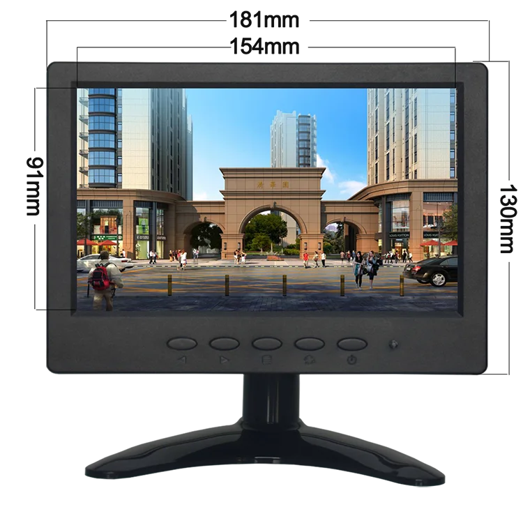 7" Usb Led Touchscreen Monitor With Vga Input Small 7 Inch Touch Screen
