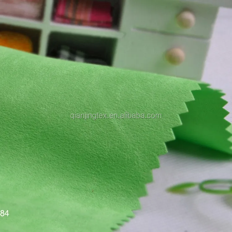 High Quality Sanded 100 Polyester Soft Microsuede Upholstery Fabric