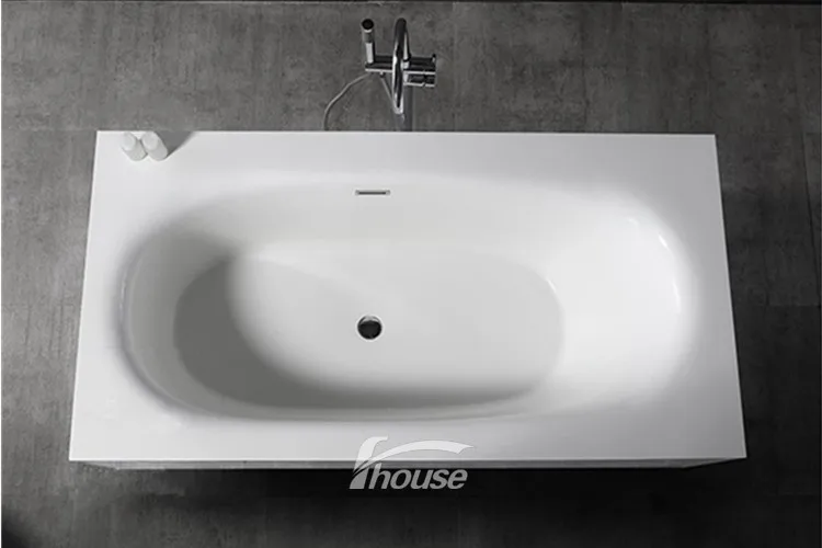 Freestanding Bathtub Solid Surface Bathtub Artificial Stone Bathtub