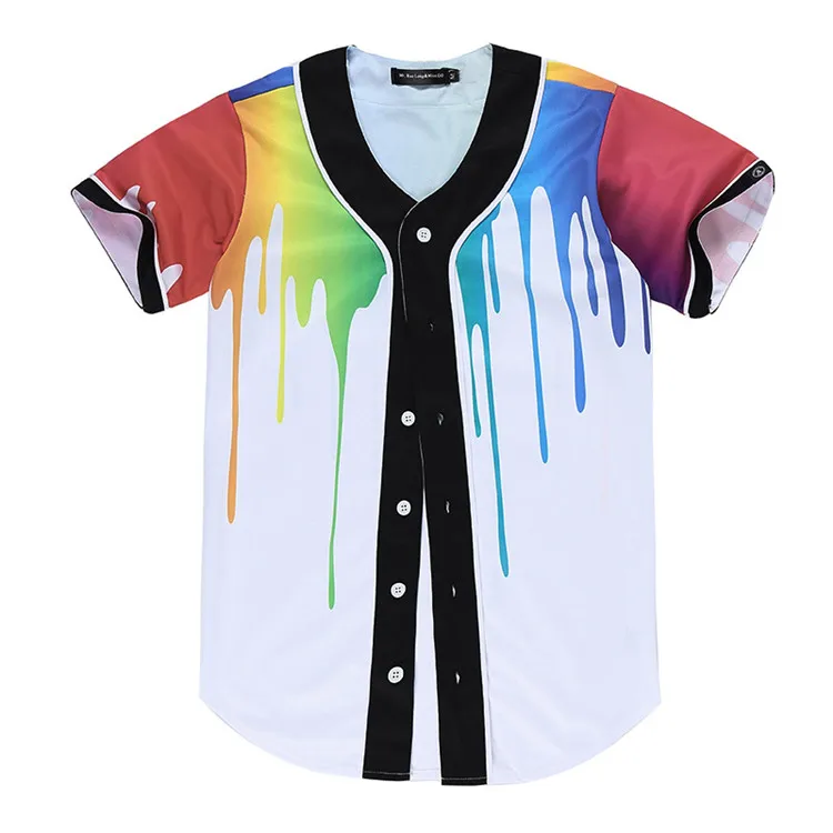 

Fashion Blank Cheap Full Sublimation Printing Custom Baseball Jersey, Customized color