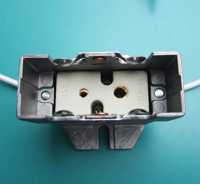 High Quality 2000w Gy16 Lampholder Ceramic Gy16 Light Socket Hid Or Led