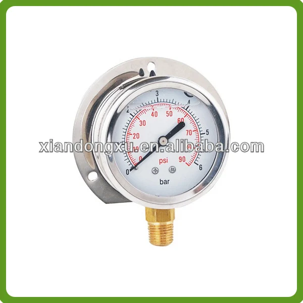 All 100mm(4") Oil Filled Stainless Steel Pressure Gauges/vacuum