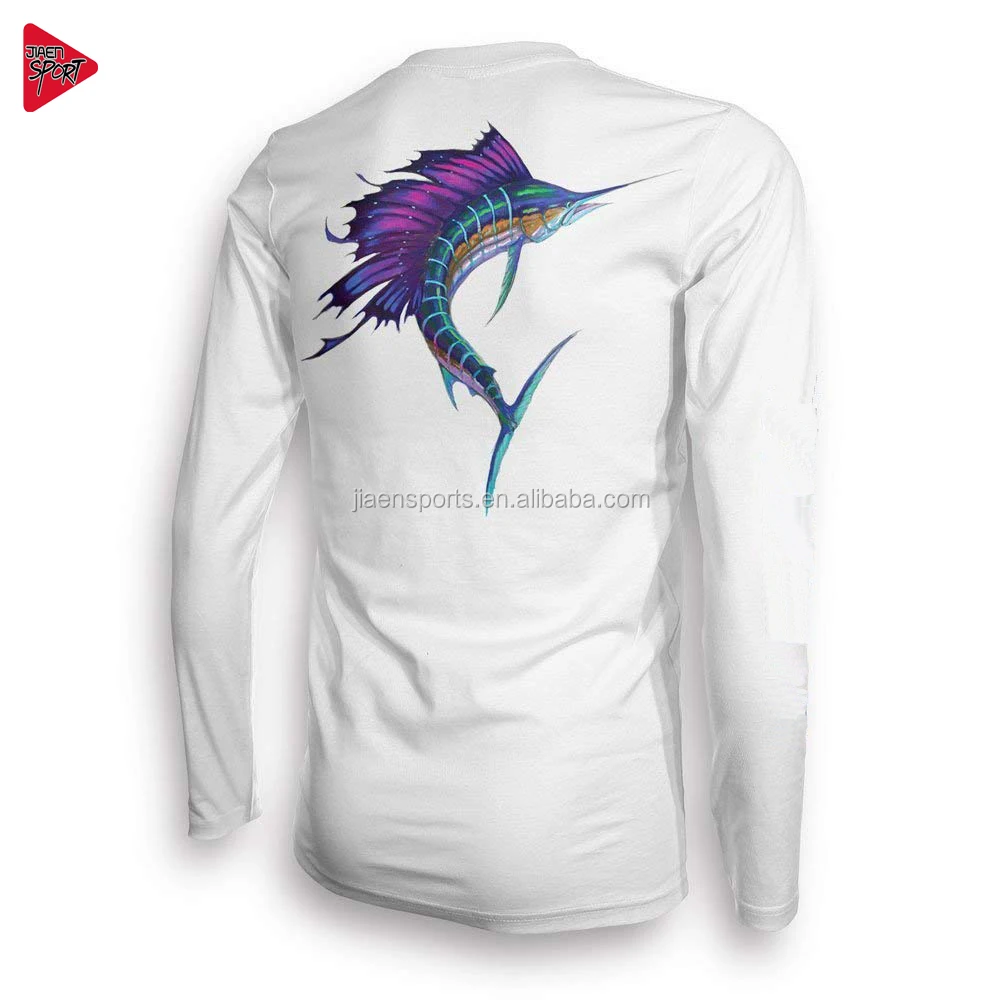 Custom Men's Upf 50+ Long Sleeve Performance Fishing Shirt Design Your