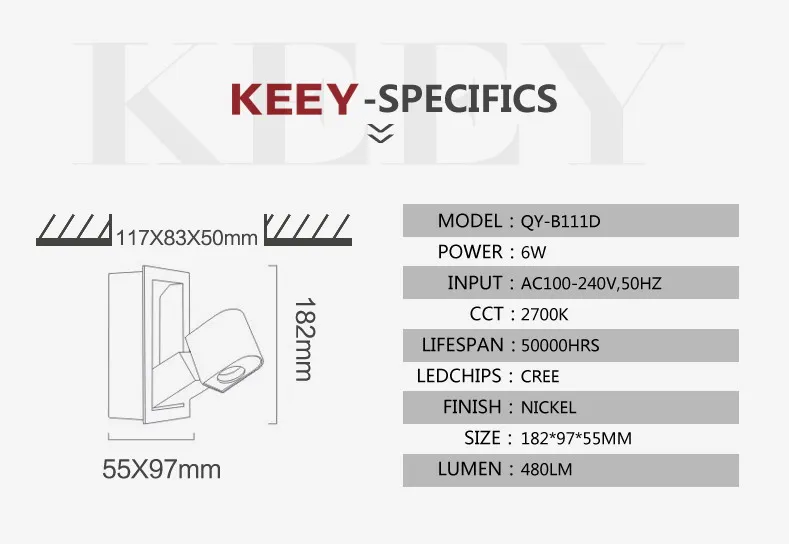 led wall light indoor