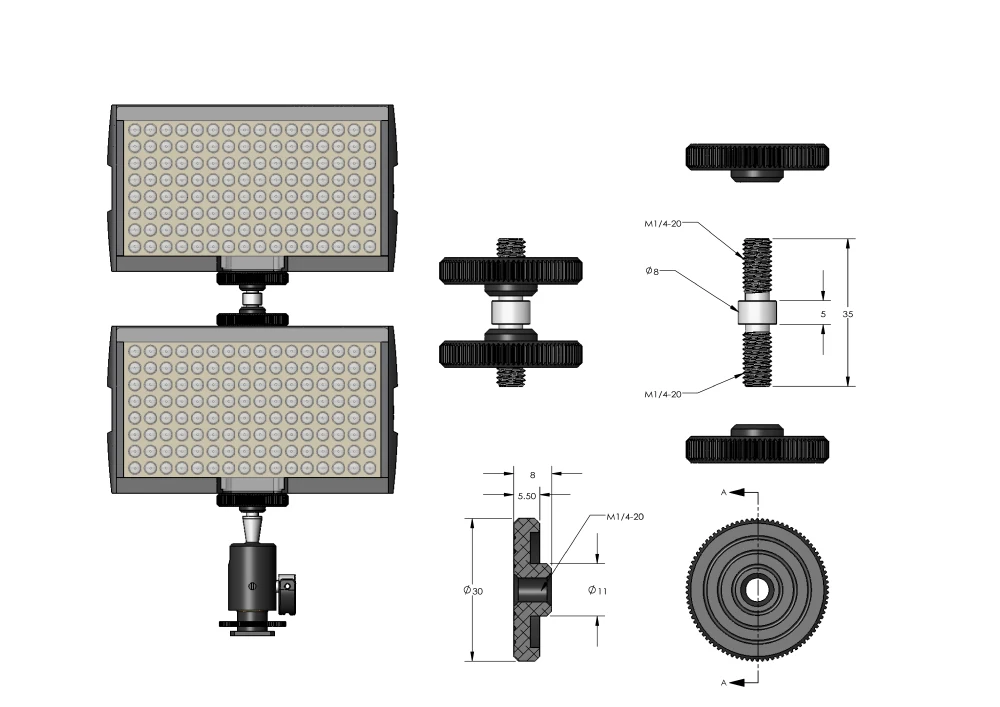 On-Camera LED Light