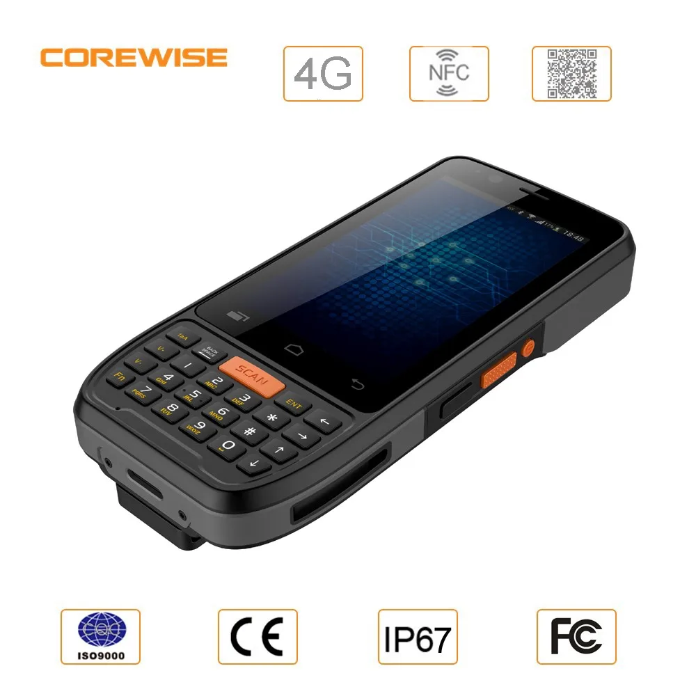 

All in one HF RFID reader portable handheld warehouse qr code scanner