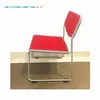 Colorful plastic stackable steel chair stackable function