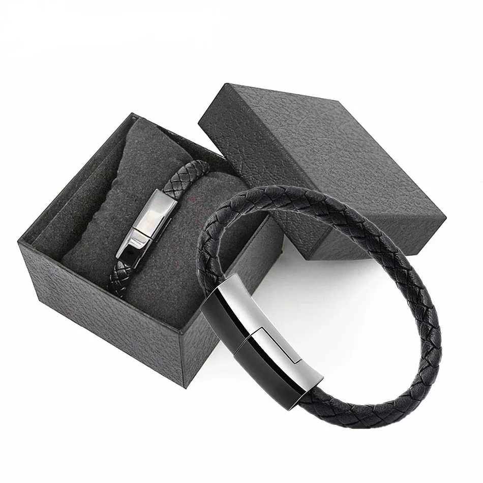Sports bracelet usb charger cable for phone data line adapter quick charge fast iphone X 7 8 plus ayfon samsung S8 wire portable
