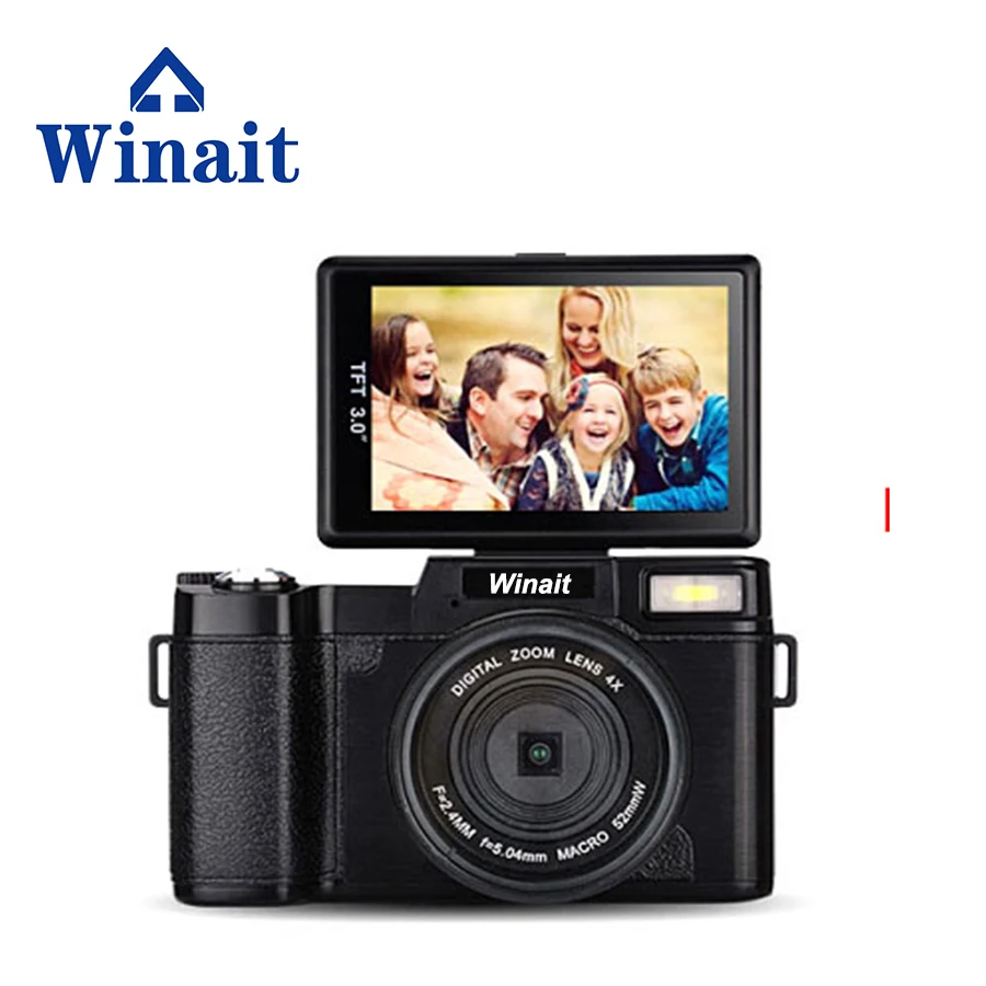 Super 24Mp Max 8MP CMOS Sensor 3inch Screen Compact Digital Camera Photo Professional Camera 1080P Video 800mah Battery