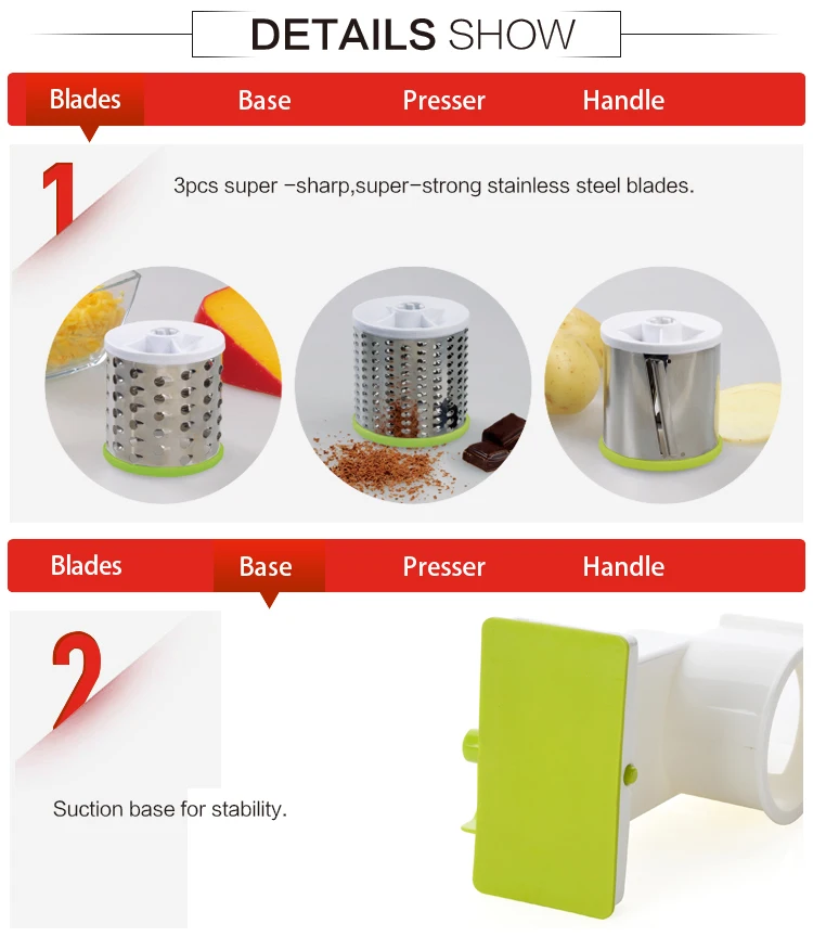 2022 As Seen On Tv Vegetable Slicer Round Manual Vegetable Grater Buy