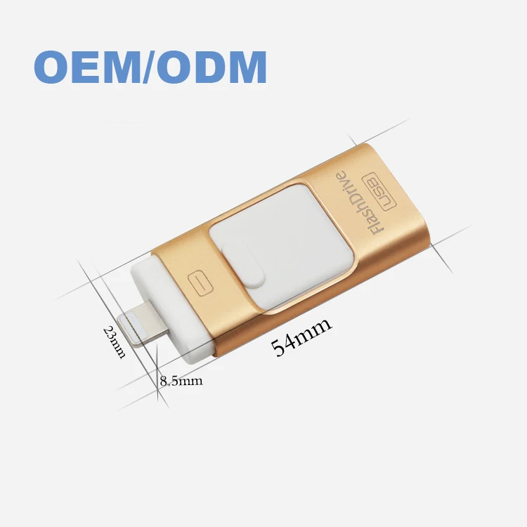 2019 New products Hot Selling 3 in 1 Pen Drive real capacity 256gb OTG USB 3.0 Flash Drive for Moebile Phone - ANKUX.COM