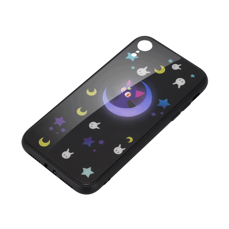2019 new Unique Design led lighting Illuminated mobile phone tempered glass mobile phone case for iphone xs xs xsmax Iphone X mo