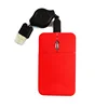 Pocket LED flat mouse with light up logo