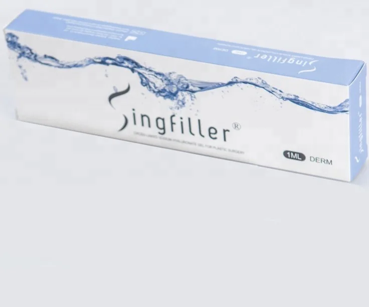 

Singfiller hyaluronic acid private label 1ml Derm for lip fullness, Transparent
