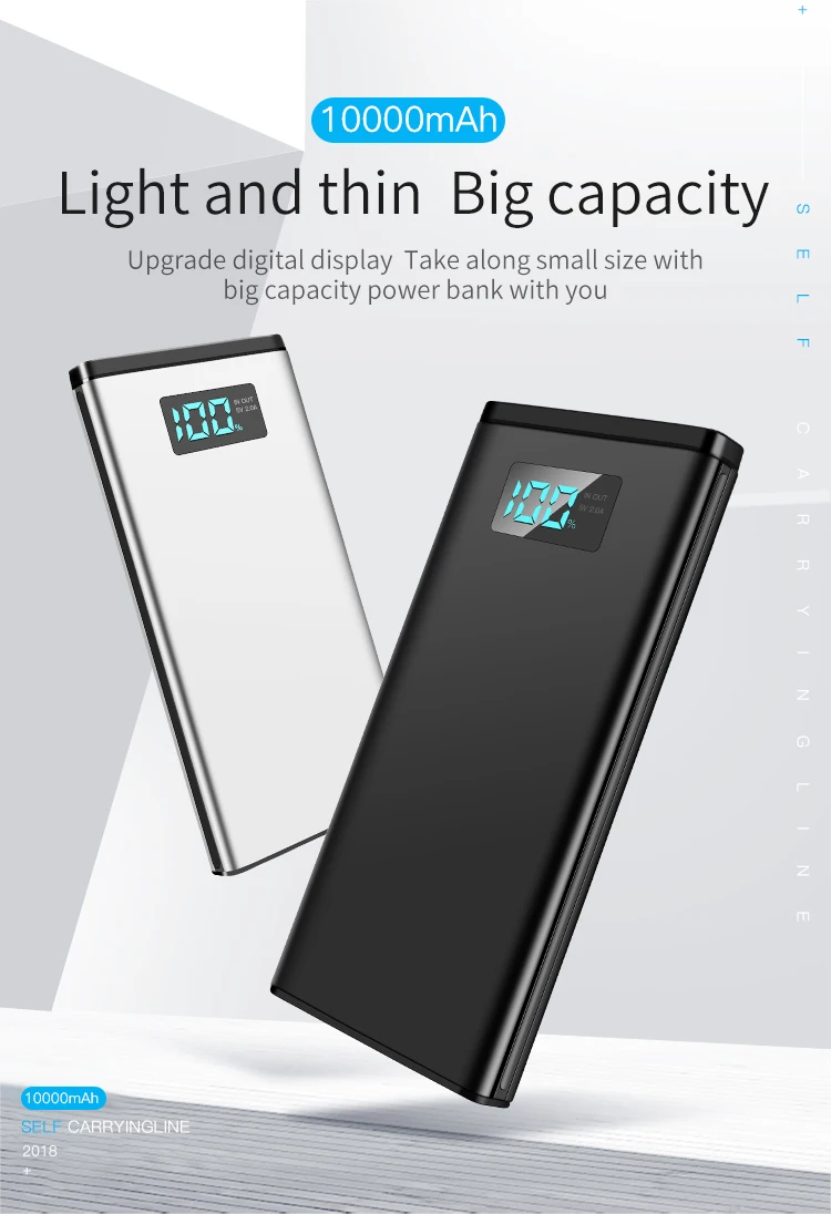 Joyroom wholesale consumer electronics metal portable charger smart mini powerbank 10000mah - ANKUX.COM