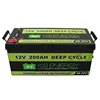 Popular Special Design Deep Cycle 12V 200Ah Lifepo4 Battery For Solar Installations
