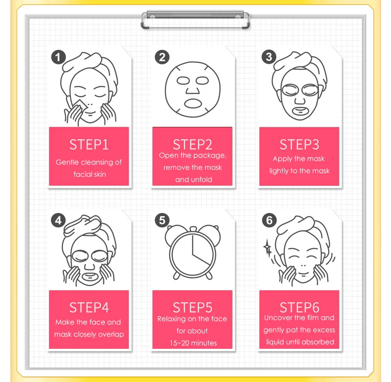 OBO Cosmetics OEM Brand Factory Manufacturer Free Sample Nourish Propolis Honey Face Mask Silk Facial Korean Sheet Mask