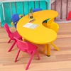 Children furniture kindergarten funiture kids table study moon table for sale
