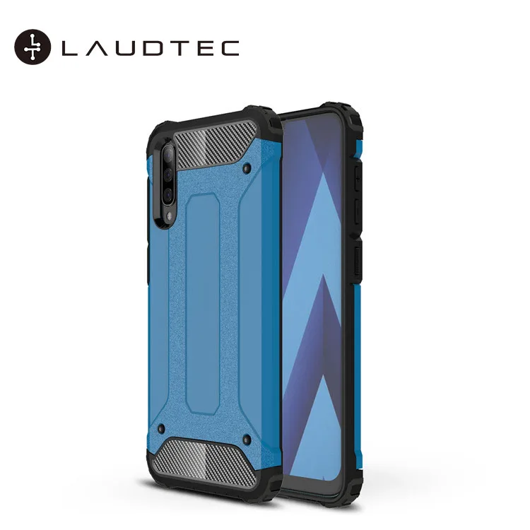 

Laudtec Hard Cover Soft TPU Heavy Armor Case For Samsung Galaxy A50, Navy;black;red;gold;blue;rose gold;silver