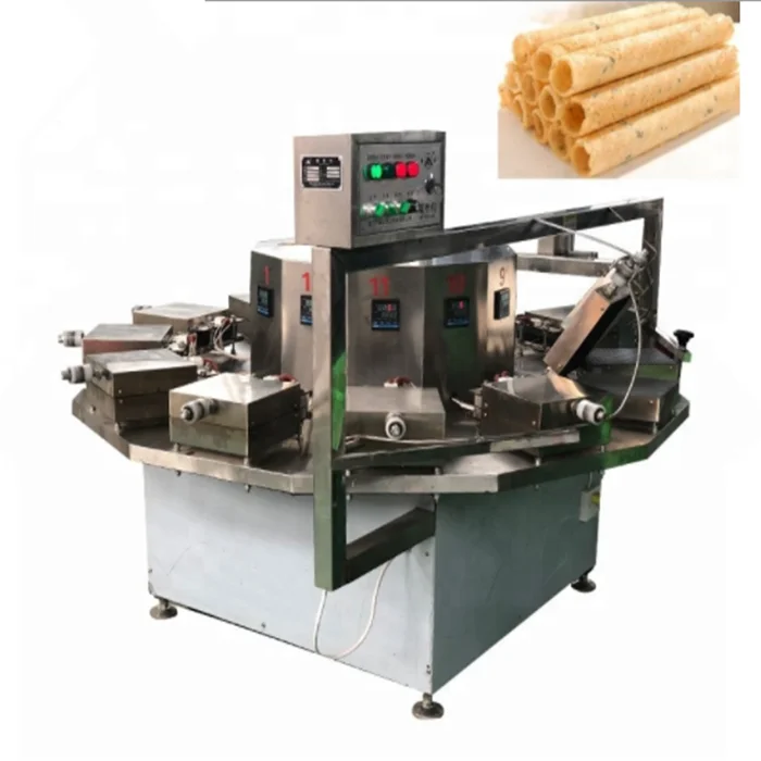 Ice Cream Cone Wafer Biscuit Machine Automatic Egg Roll Making Machine