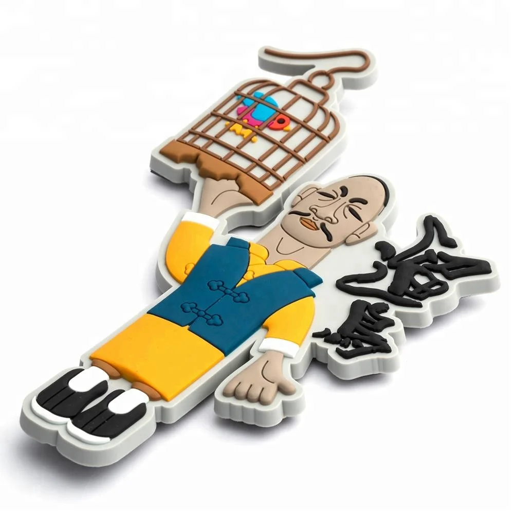 Custom rubber 3d soft pvc fridge magnet