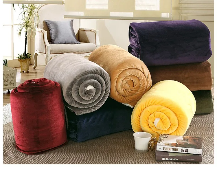 High Quality Cheap Super King Size Mink Double Layer Bed Sherpa Blanket