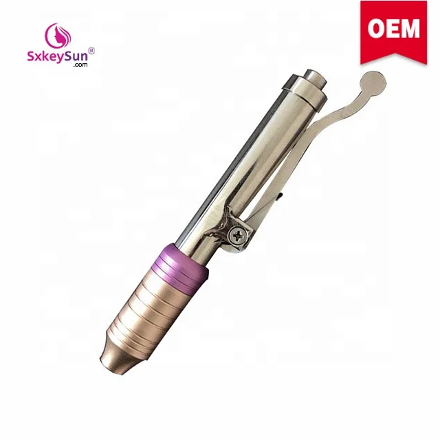 

Portable salon and spa use High Pressure 24K Glod Plating Hyaluronic Acid Injecting Pen Hyaluronic Injecting pen