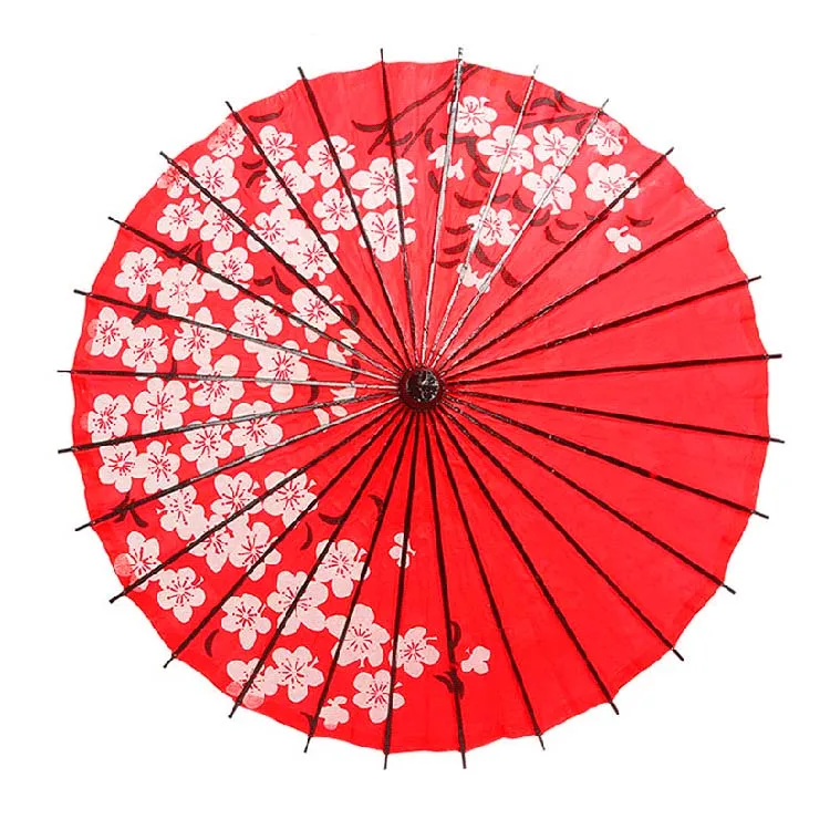 

wholesale custom printing decoration Japanese traditional oil paper umbrella, Optional