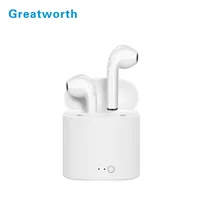 

Popular High Quality Hands Free i7S TWS 5.0 Earbuds Two Wireless Stereo Earphones With Charging Box