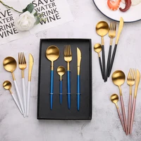 

Luxury Italian Stainless Steel Bulk Gold Flatware