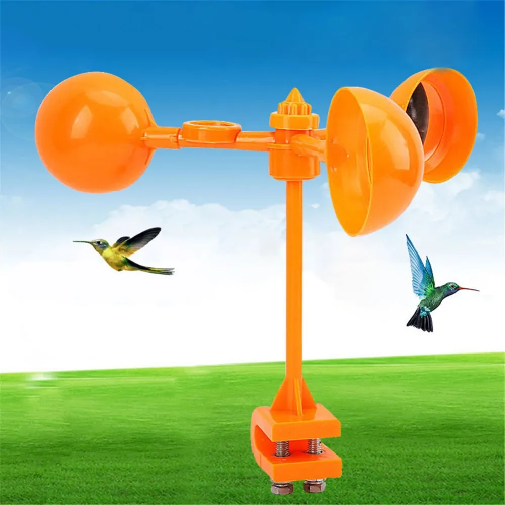 Outdoor Bird Repellent 360 Degrees Wind Power Scarer Operated Garden Tools Insect Control Bird Repeller Single Bottle Electrical