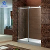 Lowest Cost Premium Quality Custom Printed Framed Stylish 2 Panel Bath Shower Screens (KD8113-AU)