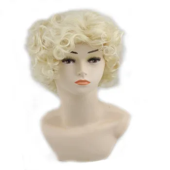 Pgwg2096 New Design Synthetic Fiber Marilyn Monroe Bouffant Lady S