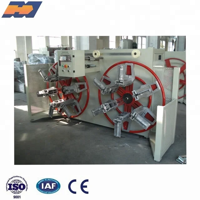 
Advanced technology double disk plastic pipe coiler winding machine sealing strip winder 