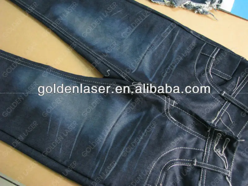 galvo laser  ukiran mesin untuk celana  jeans  denim  kain 