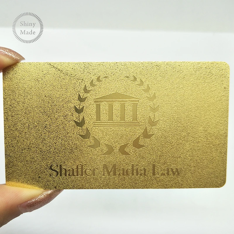 golden metal card