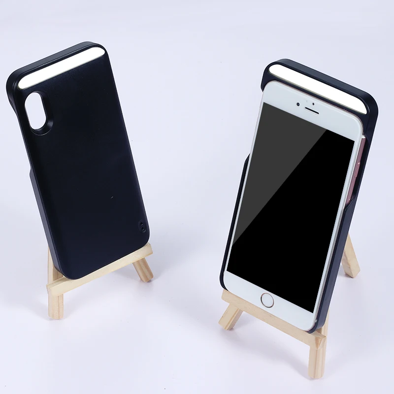 

wholesale custom led light up case cell phoneX case, White/black/pink/blue
