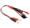 4.0mm banana plug to Futaba tamiya T plug extra wire