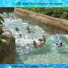 Outdoor Water Park Swimming Pool Lazy River With Wave Making Machine