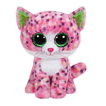 pink plush cat