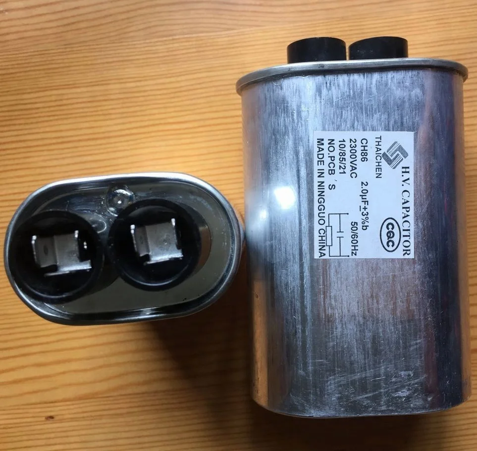 
microwave oven capacitor with 2100VAC and 2500VAC 