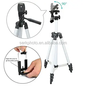 Aluminum Camera Tripod/phone tripod Smartphone Mount for phone and Other Brands cellphone